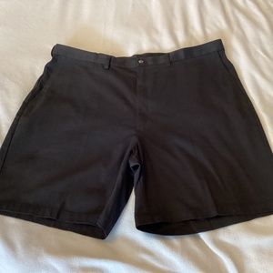 Mens Haggar Black Shorts